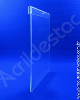 Porta Aviso ACRILICO cristal A5 para Baias Display vidro Carro Automoveis