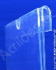 Porta Aviso ACRILICO cristal A5 para Baias Display vidro Carro Automoveis