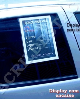Porta Aviso ACRILICO cristal A5 para Baias Display vidro Carro Automoveis