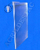 Porta Aviso PETG Cristal A4 para Baias Display vidro Carro Concessionarias