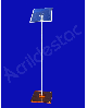 Porta Folheto Pedestal Acrilico de chão para Cardapio e Panfleto A4 30x21 Vertical
