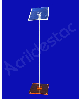 Porta Folheto Pedestal Acrilico de chão para Cardapio e Panfleto A4 30x21 Vertical