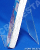Porta Livro display PS cristal acrilico similar 21 x 14 cm individ - Livrarias Lojas Papelarias Vitrines