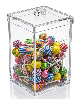 Potes de Acrílico para cereais doces 20 x 15 cm (alt x base) - 4,5 L
