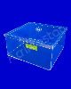 Potes de Acrílico para cereais doces 20cm Alt x 30 cm L x 20 cm C - 12,0 L - Horizontal