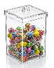 Potes de Acrílico para cereais doces 25 x 15 cm (alt x base) - 5,6 L