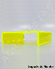 Suporte de mesa para Monitor e notebook de acrilico colorido 25x25x6 10mm