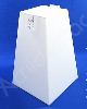 Urna de acrilico Branca 30cm alt Piramide para promoção e eventos