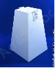 Urna de acrilico Branca 60cm alt Piramide para promoção  