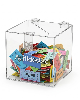 Urna de acrilico Cristal 15x15cm alt Quadrada Cubo sorteios e doações 