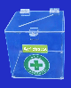 Urna de acrilico Cristal 20x20cm alt Quadrada Cubo arrecadações e eventos 