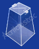 Urna de acrilico Cristal 30cm alt 4mm Piramide para eventos 