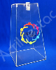 Urna de acrilico Piramide Cristal 20cm alt Urna para cupons sorteios e eventos