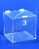 Urna de acrilico Cristal 30x30cm alt Quadrada Cubo para eventos 