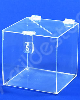 Urna de PS Cristal Quadrada similar ao acrilico Cubo 30x30cm para eventos